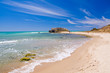 beautiful exotic beach in Mediterranean