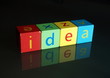 "Idea" (wooden blocks)