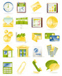 Vector business related icon set