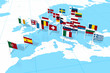 European flags European flags