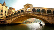 Detail of Rialto bridge in Venice