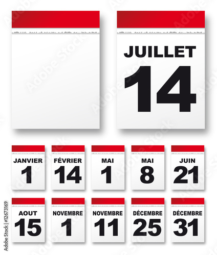 Calendrier (bloc) Calendrier (bloc)