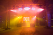 Empty stage before the concert