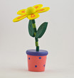 Yellow wooden toy