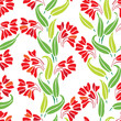 Seamless floral ornament