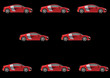 modern car red color isolated. seamless illustration