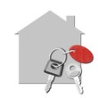 Maison clef sur porte 1 Maison clef sur porte 1