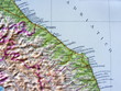 Cartina geografica delle Marche