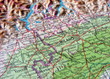 Carta geografica della Lombardia