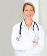 Photo: Portrait of successful mature female doctor Portrait of successful mature female doctor