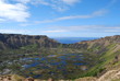 Caldera at Ranu Kau, Easter Island