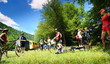 Groups of bicyclists
