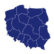 polish map, vector