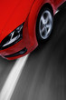 Fast sports car moving with blur Fast sports car moving with blur
