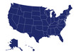 vector map of usa