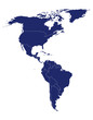 vector map of north and south america vector map of north and south america
