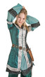 Blond elf girl