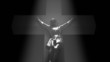 3D figure of Christ on the cross