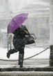 Snowfall in the city. Snowfall in the city.