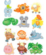 Cute animals, funny horoscope.