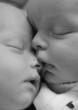 Twin babies sleeping Twin babies sleeping
