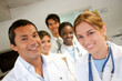 Doctors at a hospital