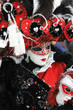 Red-black-white carnival garment