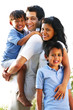 Happy Family Smiling Portrait Happy Family Smiling Portrait