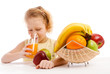 Drinking juice