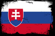 grunge flag - slovakia grunge flag - slovakia