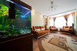 Photo: aquarium in a room aquarium in a room