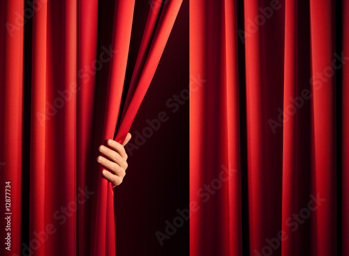 Photo: opening the curtain opening the curtain