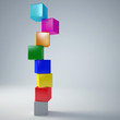 boxes in colours