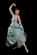 Ballerina performing