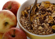 Müsli und Obst