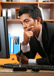 young business executive in office