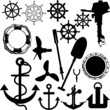 ship stuff vector silhouettes