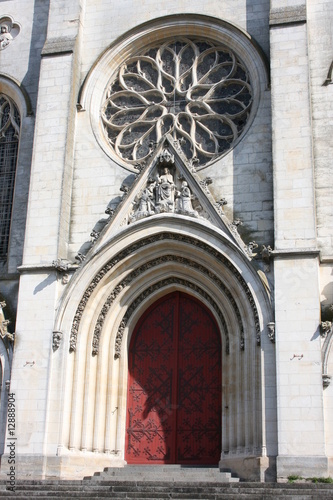 Portail de l'église Saint-André à Niort (Deux-Sèvres, Poitou)