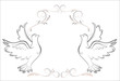 Vector: Wedding card Wedding card