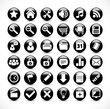 black web icons