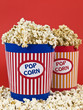 Two popcorn buckets