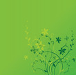 green background