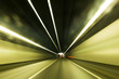 Cars moving fast in tunnel Cars moving fast in tunnel