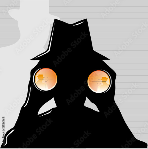 Vektor: spionage spionage