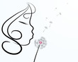 Girl with a dandelion