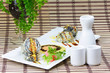 Chef's special sushi roll Chef's special sushi roll