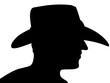 cow-boy au chapeau
