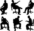 Man in position sitting Man in position sitting