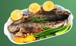 Grilled salmon