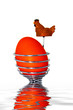 Easter egg isolated